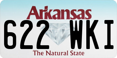 AR license plate 622WKI
