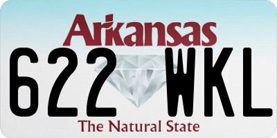 AR license plate 622WKL
