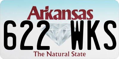 AR license plate 622WKS
