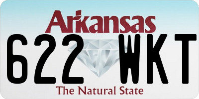 AR license plate 622WKT