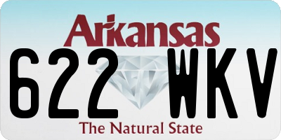AR license plate 622WKV