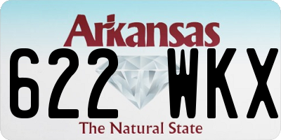 AR license plate 622WKX