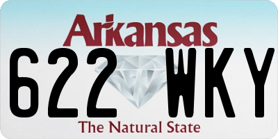 AR license plate 622WKY