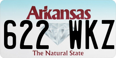 AR license plate 622WKZ