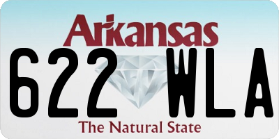 AR license plate 622WLA