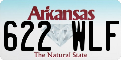 AR license plate 622WLF