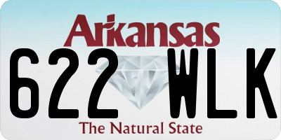 AR license plate 622WLK