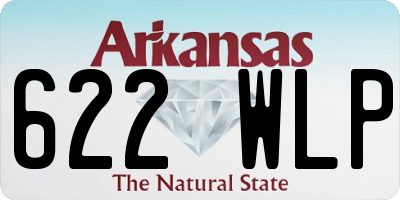 AR license plate 622WLP