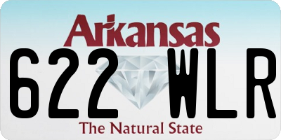 AR license plate 622WLR