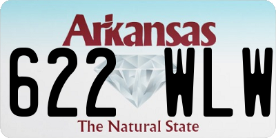 AR license plate 622WLW