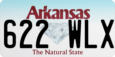 AR license plate 622WLX