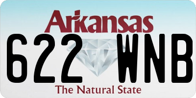 AR license plate 622WNB