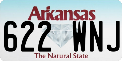 AR license plate 622WNJ