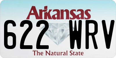 AR license plate 622WRV