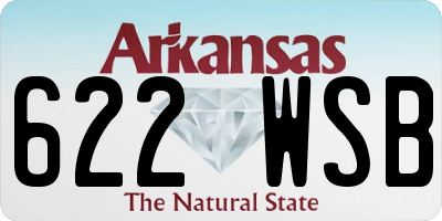 AR license plate 622WSB
