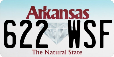 AR license plate 622WSF