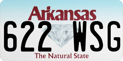 AR license plate 622WSG