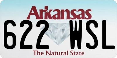 AR license plate 622WSL