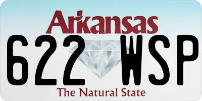 AR license plate 622WSP
