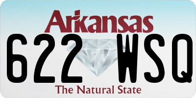 AR license plate 622WSQ