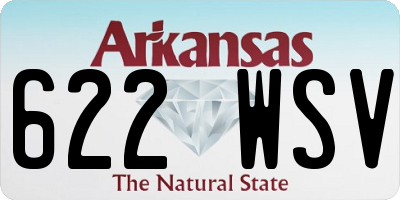 AR license plate 622WSV