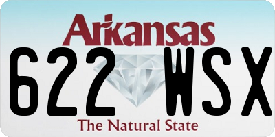 AR license plate 622WSX