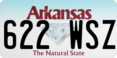 AR license plate 622WSZ