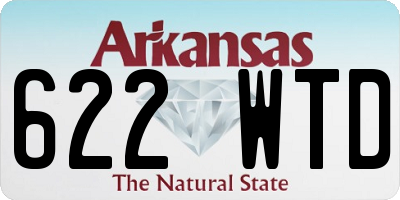 AR license plate 622WTD