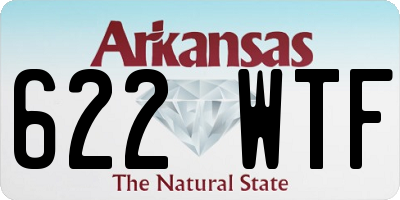 AR license plate 622WTF
