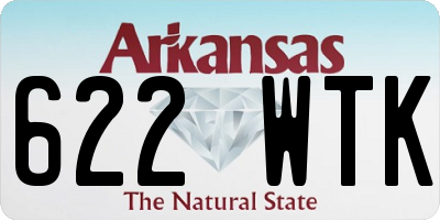 AR license plate 622WTK