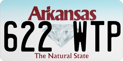AR license plate 622WTP