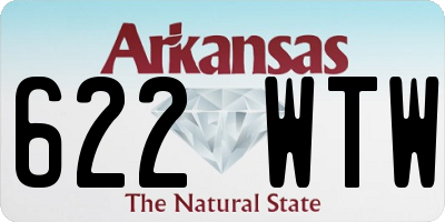 AR license plate 622WTW