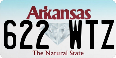 AR license plate 622WTZ