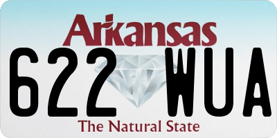 AR license plate 622WUA