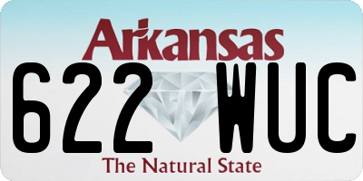 AR license plate 622WUC