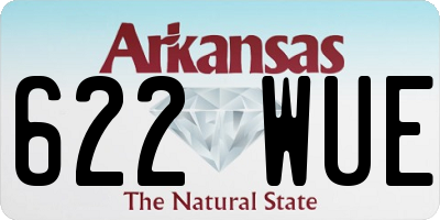 AR license plate 622WUE