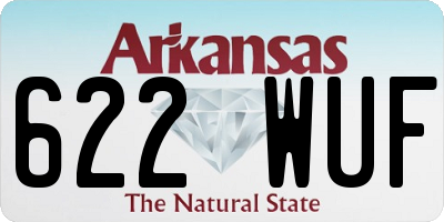 AR license plate 622WUF