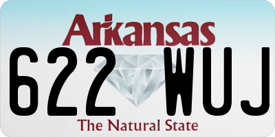 AR license plate 622WUJ