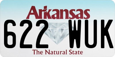 AR license plate 622WUK