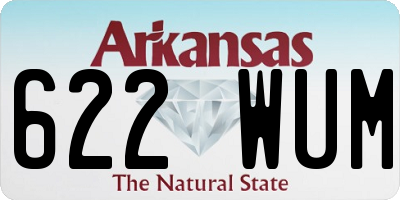 AR license plate 622WUM