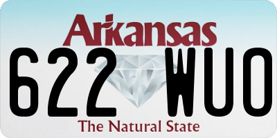AR license plate 622WUO