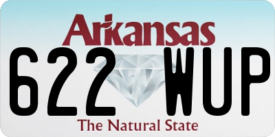 AR license plate 622WUP