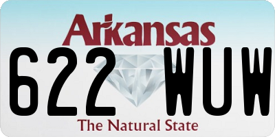 AR license plate 622WUW
