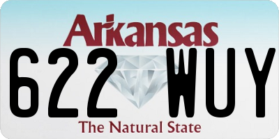 AR license plate 622WUY