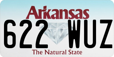 AR license plate 622WUZ