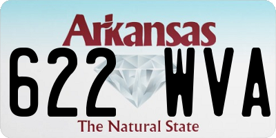 AR license plate 622WVA