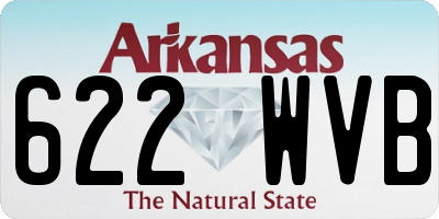 AR license plate 622WVB