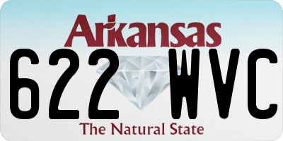 AR license plate 622WVC
