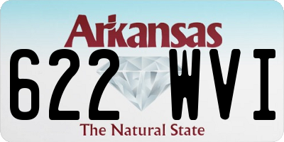 AR license plate 622WVI