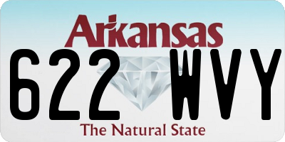 AR license plate 622WVY